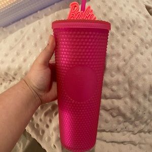 Hot pink 24Oz Starbucks Tumblr